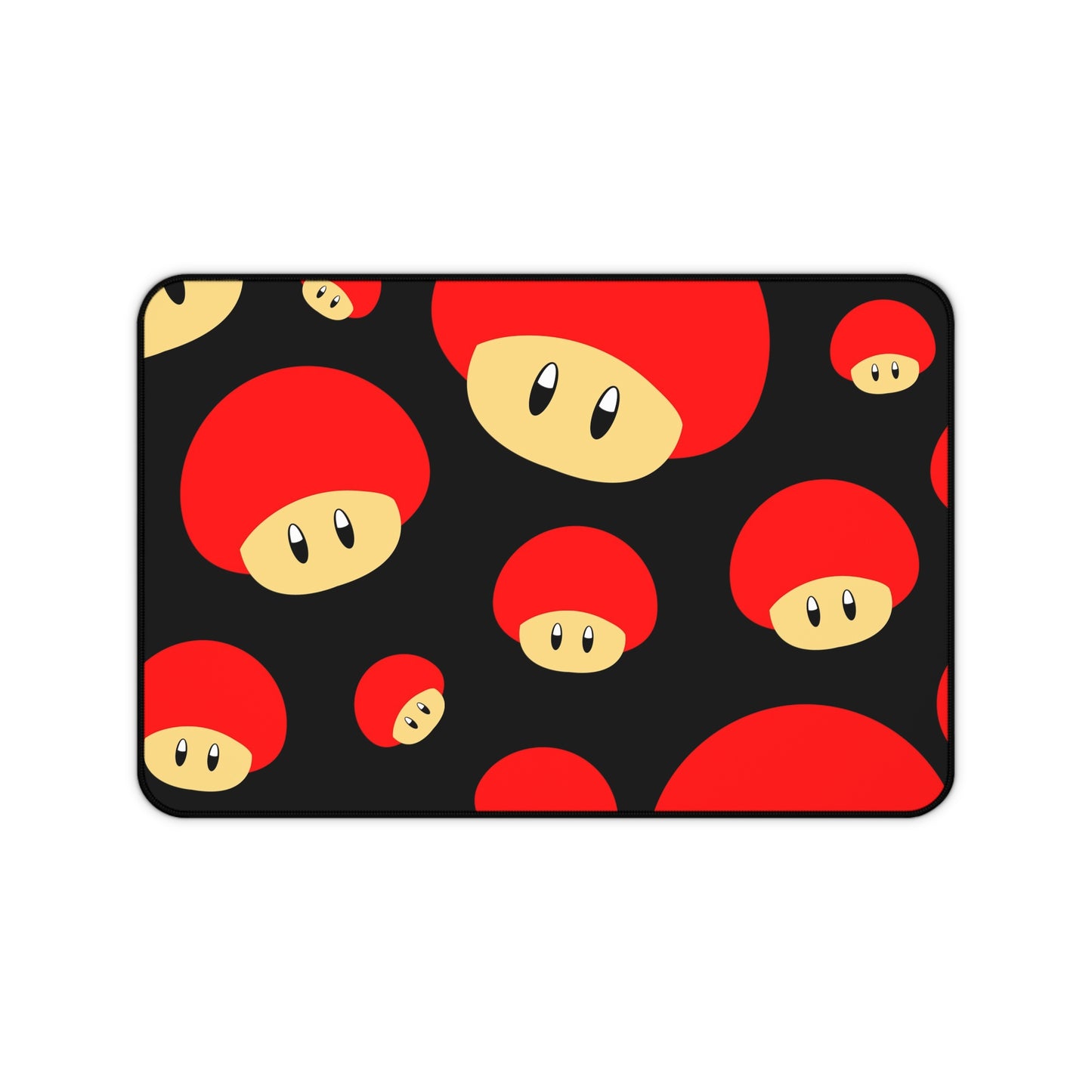 Colorful Mushroom Desk Mat - Gamer Office Decor