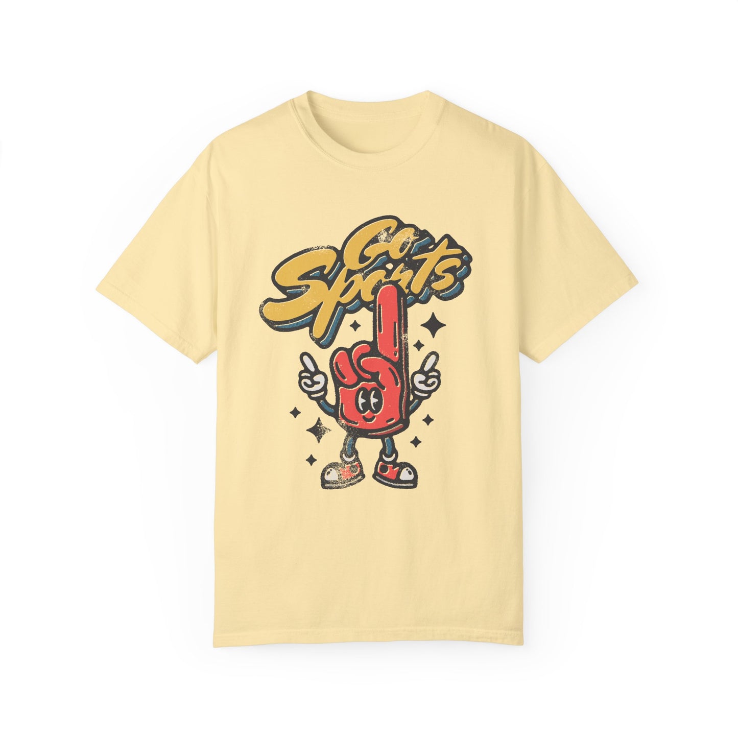 Go Sports Unisex Garment-Dyed T-Shirt | Fun Sports Fan Tee