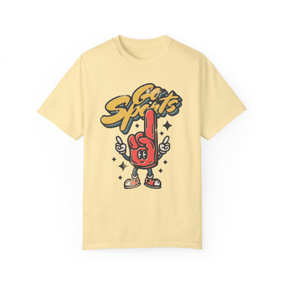 Go Sports Unisex Garment-Dyed T-Shirt | Fun Sports Fan Tee