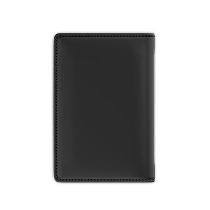 Elegant Floral Passport Cover with World Map Design