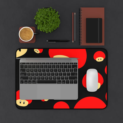 Colorful Mushroom Desk Mat - Gamer Office Decor