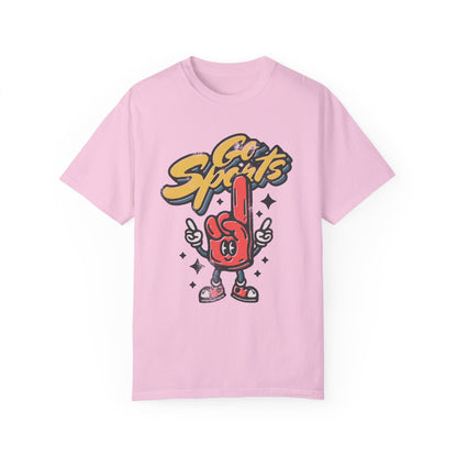 Go Sports Unisex Garment-Dyed T-Shirt | Fun Sports Fan Tee