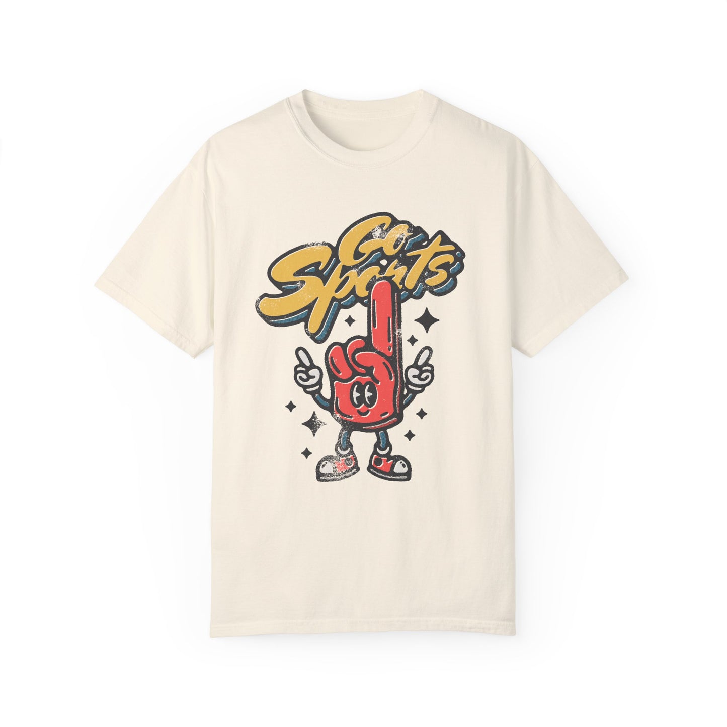 Go Sports Unisex Garment-Dyed T-Shirt | Fun Sports Fan Tee