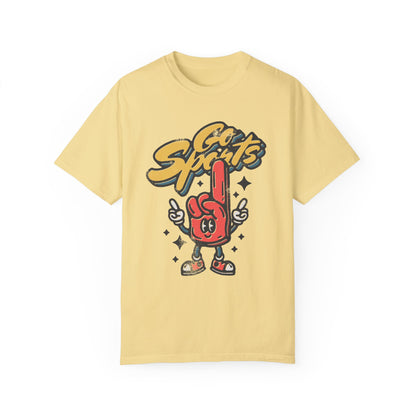 Go Sports Unisex Garment-Dyed T-Shirt | Fun Sports Fan Tee
