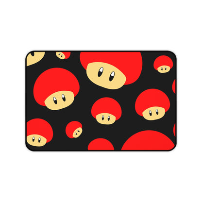Colorful Mushroom Desk Mat - Gamer Office Decor