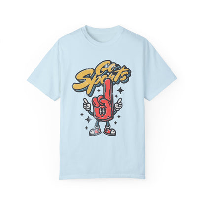 Go Sports Unisex Garment-Dyed T-Shirt | Fun Sports Fan Tee