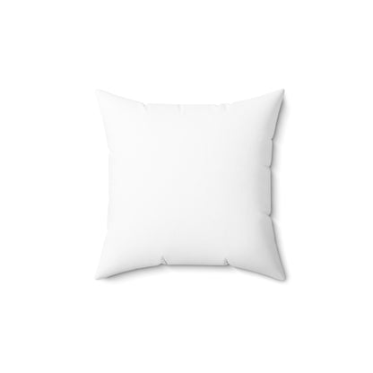 Home Without Paw Prints Square Pillow - Cozy Pet Lovers Decor