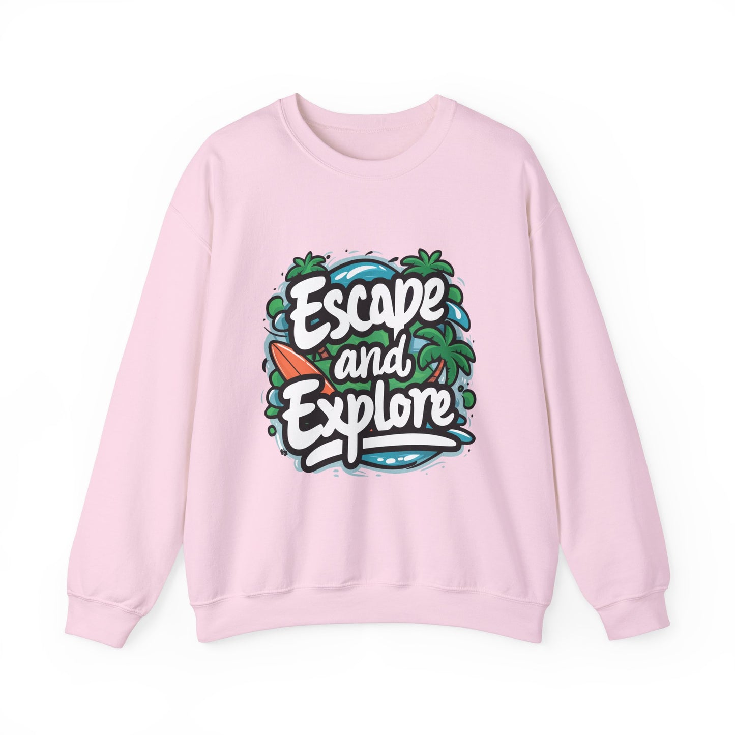 Escape and Explore Crewneck Sweatshirt for Adventure Lovers